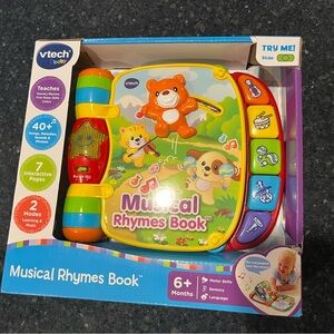 VTech Baby Musical Rhymes Book - Colorful Interactive Toy